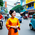 **

"Bustling Ho Chi Minh City street scene, showcasing modern Vietnamese businesses, VND currency visible, traffic, people in traditional Ao Dai and modern clothing, vibrant colors, safe for work, appropriate content, fully clothed, professional photography, daytime setting, clear focus, high quality."

**