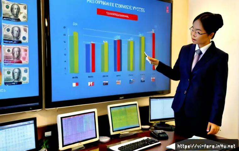 외환관리사와 외환 거래 성공 비결 - Photorealistic Vietnamese foreign exchange advisor in a neat modern Ho Chi Minh City office, confide...